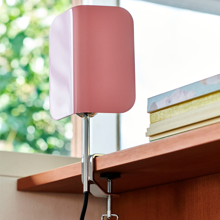 Apex Lampe à pince, luis pink de HAY