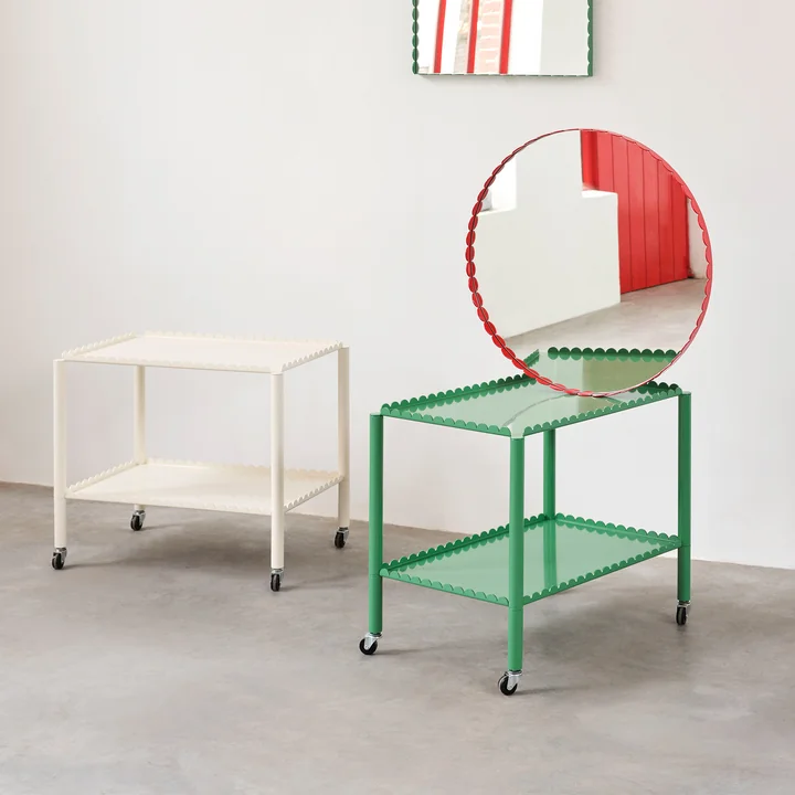 Arcs Trolley / miroir de HAY