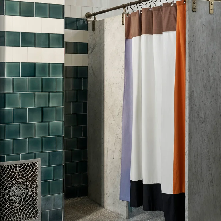 Pivot Rideau de douche, 200 x 180 cm, cream de HAY