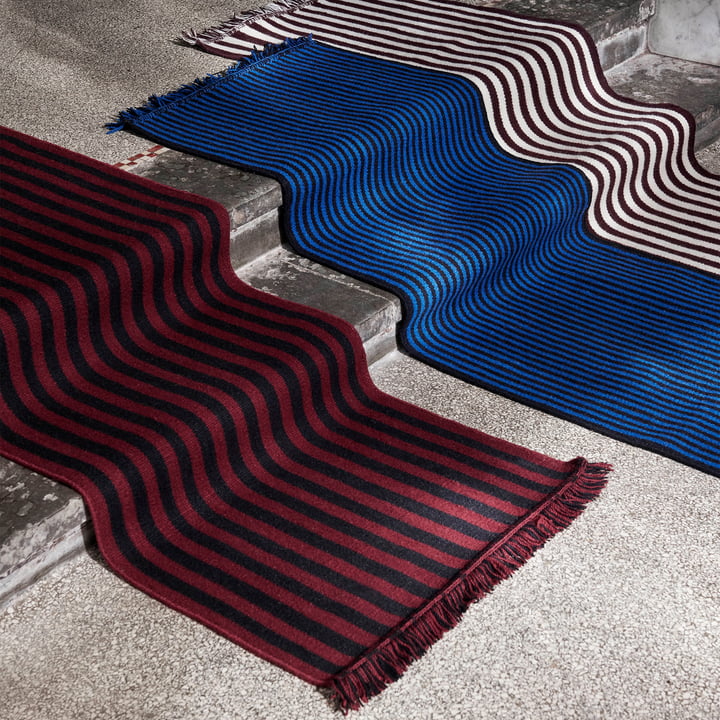 Stripes and Stripes Wool Tapis de Hay