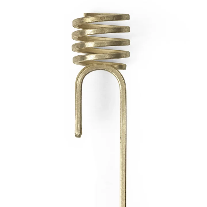 Forest Porte-bougies de Noël de Ferm Living dans la couleur laiton (set de 4)