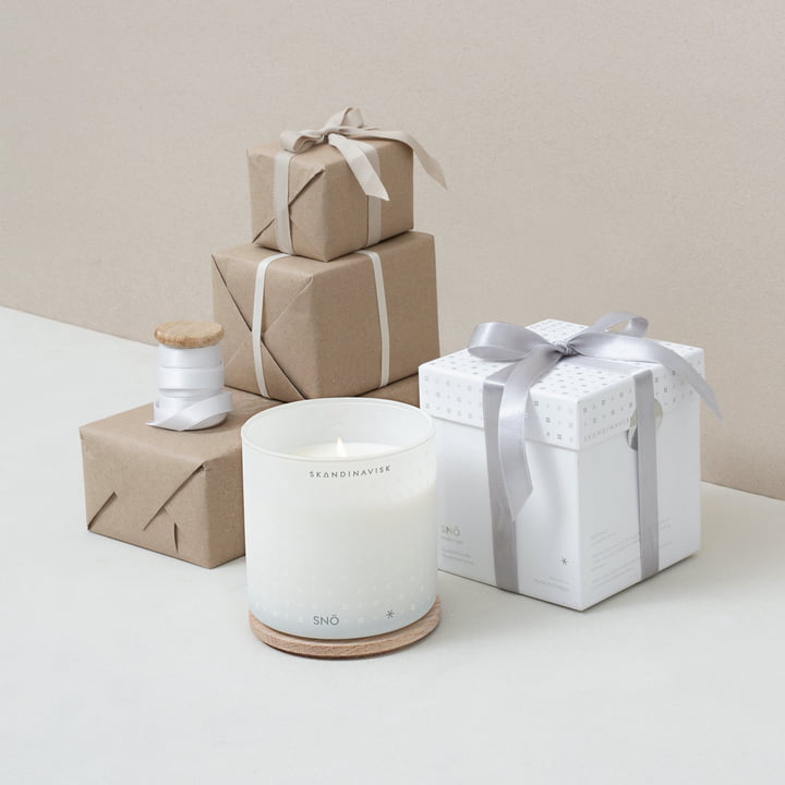 Bougie parfumée avec couvercle de Skandinavisk