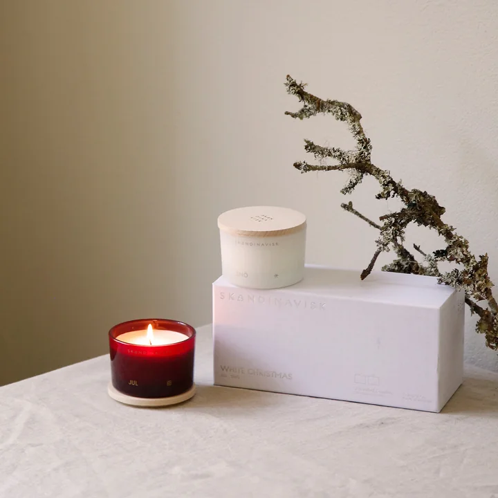 Set de bougies Mini White Christmas - 2 pièces de Skandinavisk