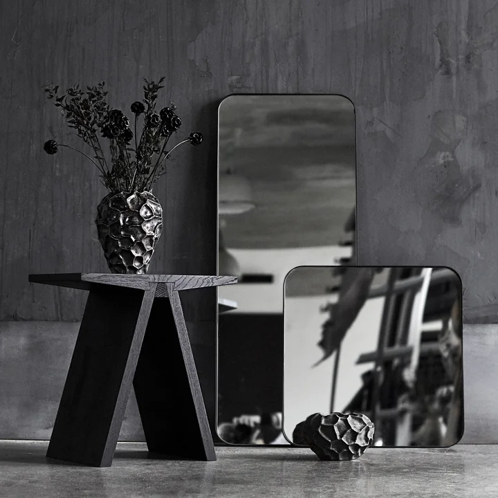 Muubs - Ever miroir mural, noir