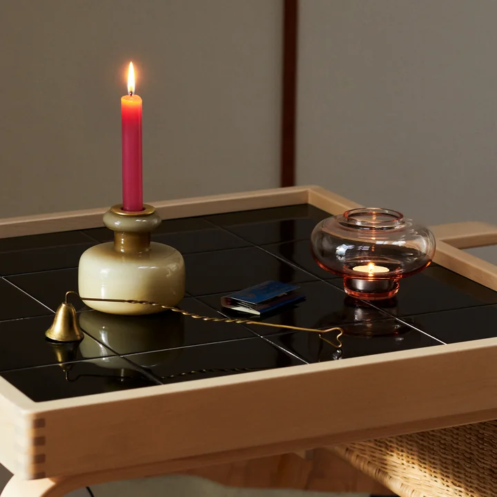 Fyr bougeoir, coral de Marimekko