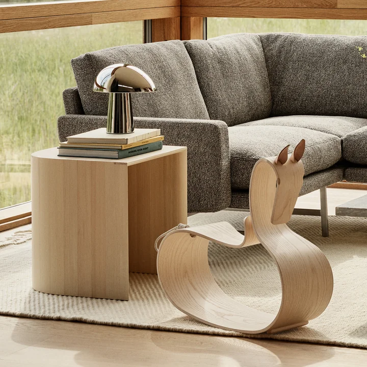 Taburet Tabouret de Fritz Hansen dans la finition pin huilé