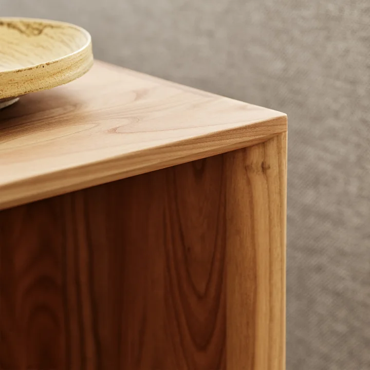 Taburet Tabouret de Fritz Hansen dans la finition cerisier huilé