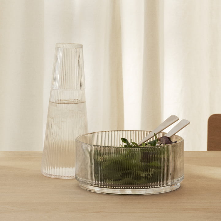 Stelton - Pilastro Plat de service, Ø 21 cm / transparent