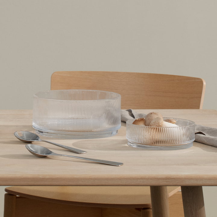 Stelton - Pilastro Plat de service, Ø 21 cm / transparent