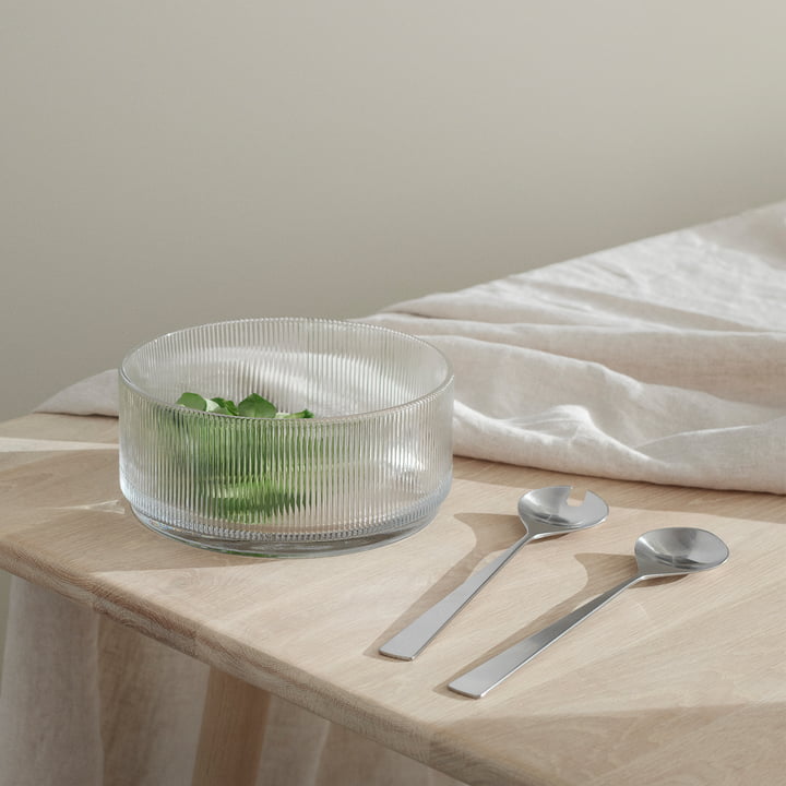 Stelton - Pilastro Plat de service, Ø 21 cm / transparent