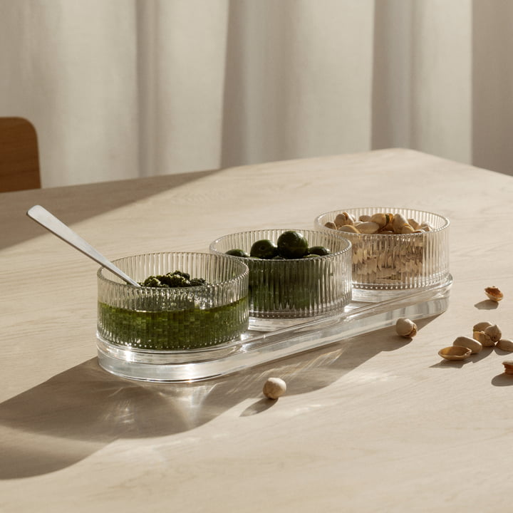 Stelton - Pilastro Set de tapas, clair