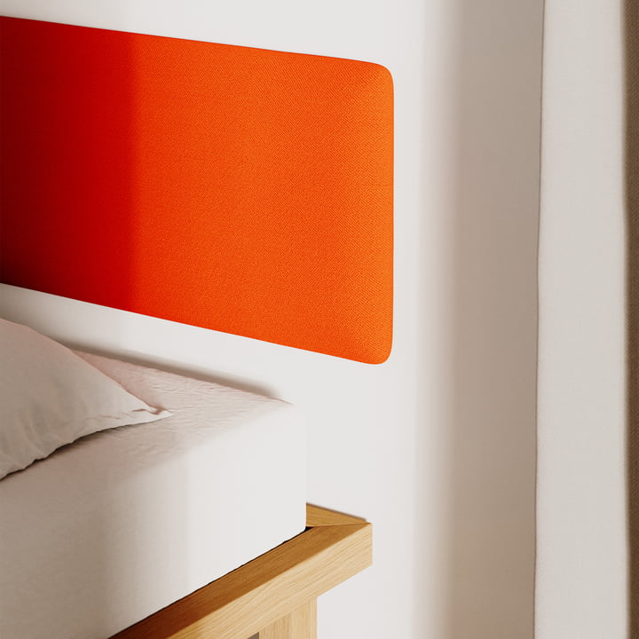 OUT Objekte unserer Tage - Frey Tête de lit, orange pur (Vidar 4 0542 by Kvadrat)