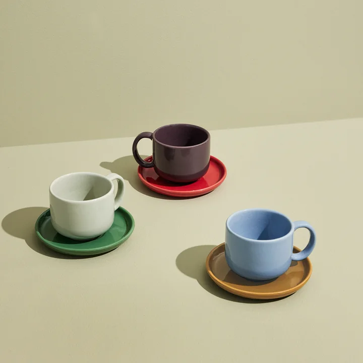 Hübsch Interior - Amare Tasse avec soucoupe