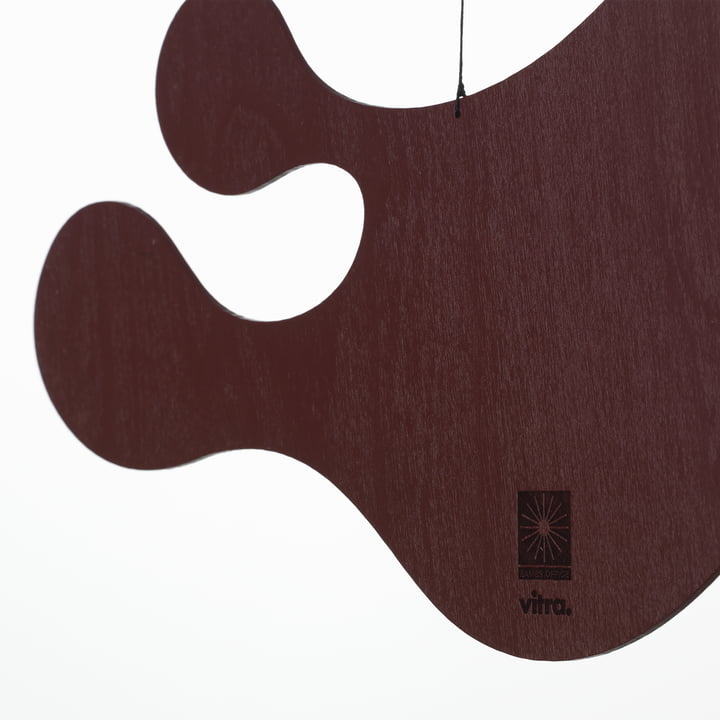 Vitra - Eames Plywood Mobile, modèle B, rose pâle / rouge oxyde ( Eames Special Collection 2023)