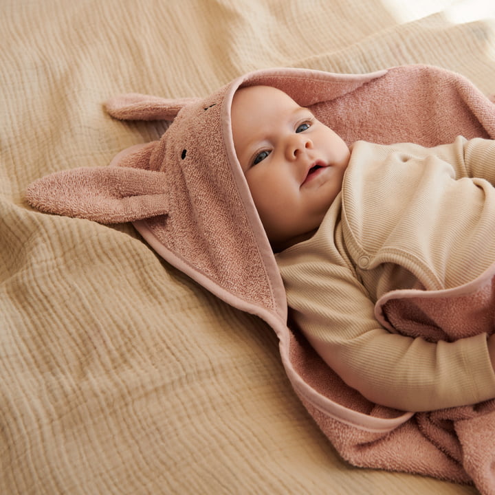 Albert Serviette de bain pour bébé avec capuche de LIEWOOD