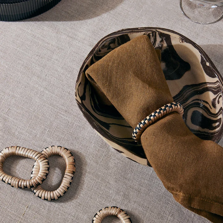 Ryu Assiette et bol de Ferm Living