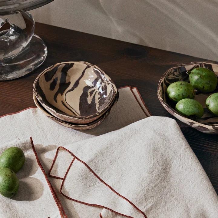 Ryu Assiette et bol de Ferm Living