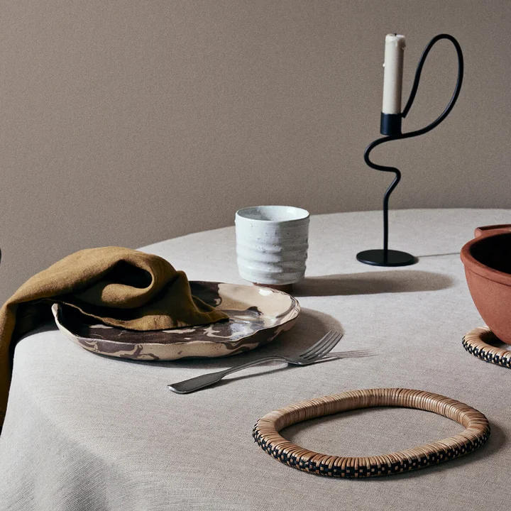 Ryu Assiette et bol de Ferm Living