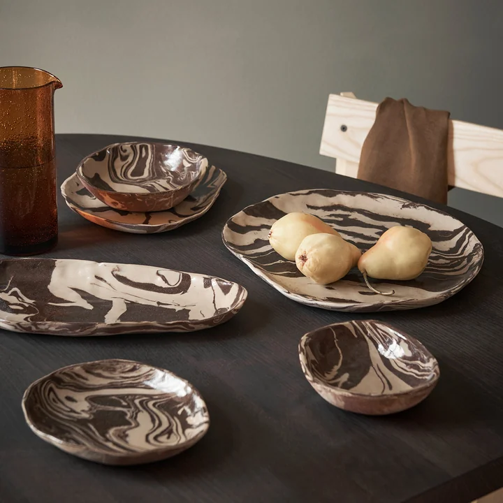 Ryu Assiette et bol de Ferm Living