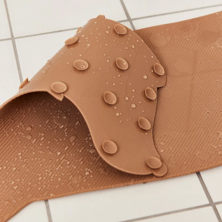 OYOY - Tapis de bain antidérapant, chien Hunsi, camel