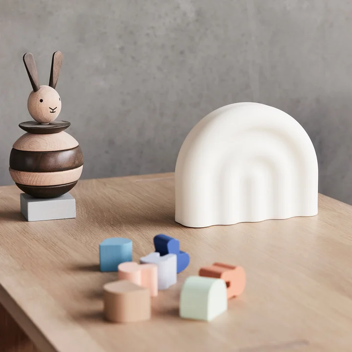 OYOY - Veilleuse arc-en-ciel, blanc cassé