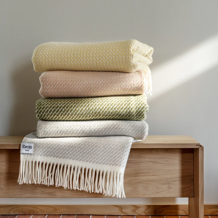 Mello Couverture en laine de Røros Tweed