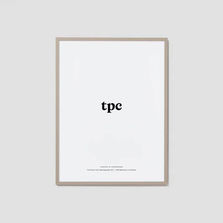 Cadre en chêne beige, plexiglas pour The Poster Club