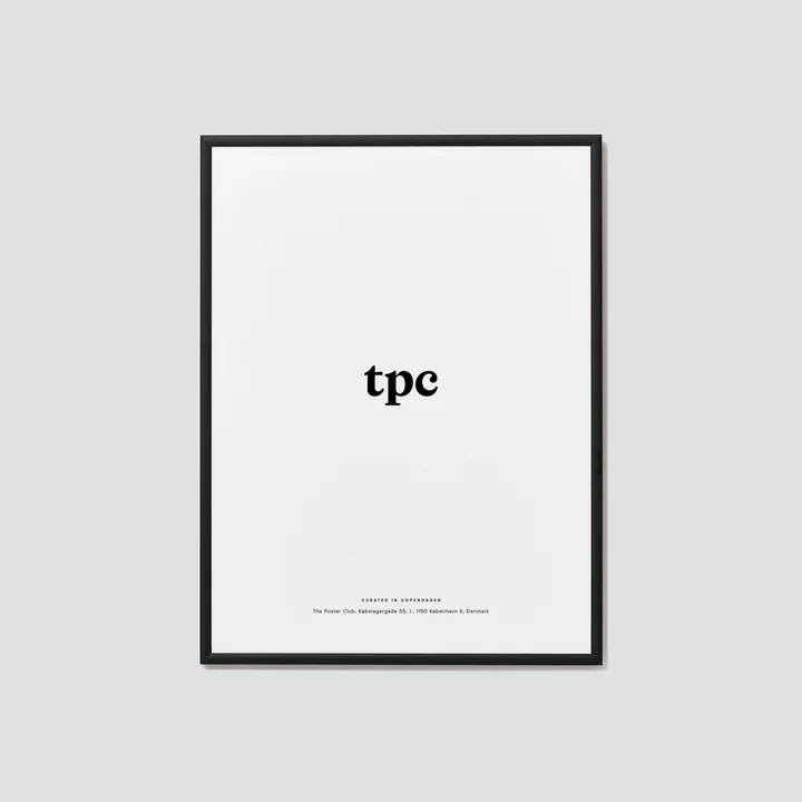 Cadre photo aluminium noir pour The Poster Club