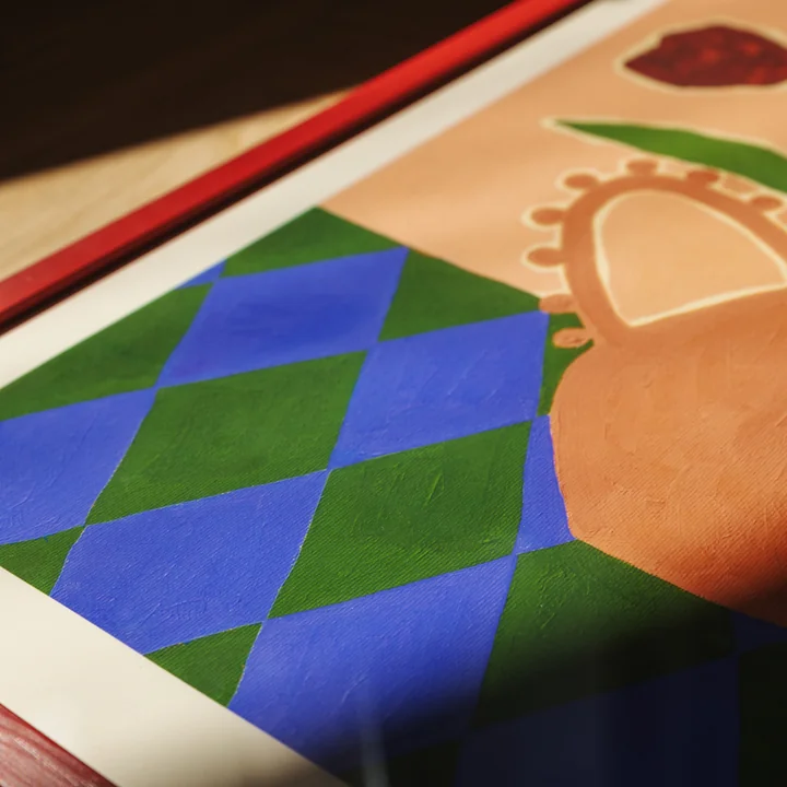 Red Tulips par Carla Llanos pour The Poster Club