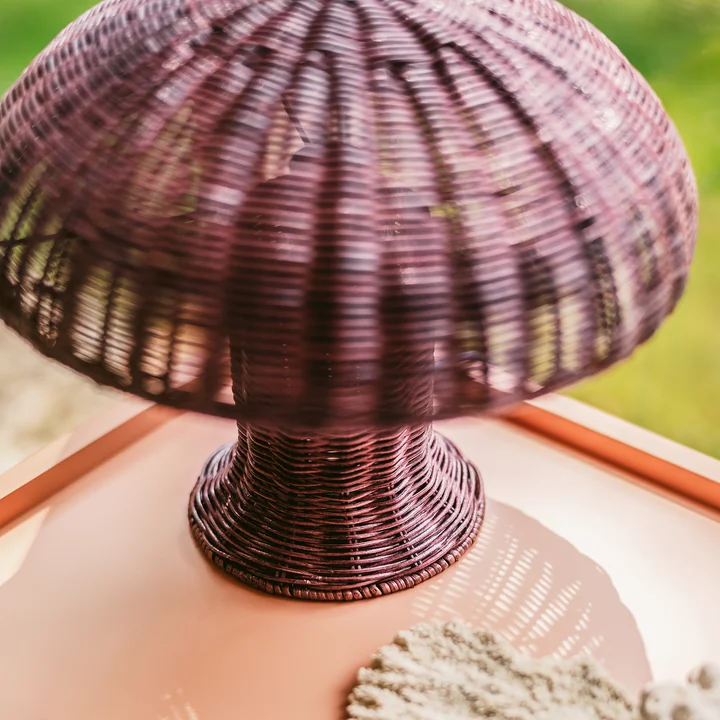 Lampe de table en rotin de HKliving