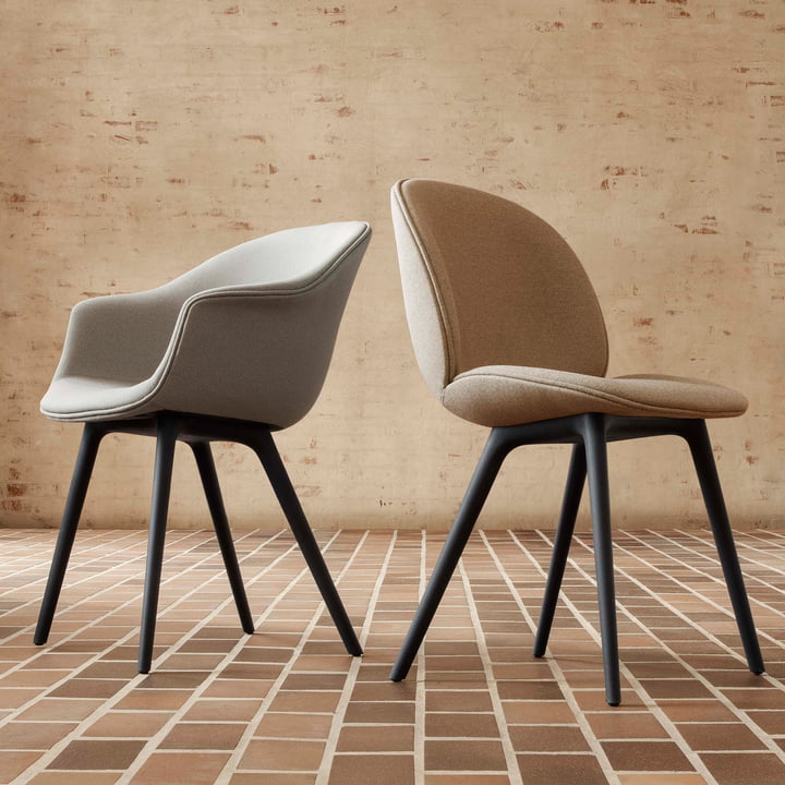 Gubi - Bat Dining Chair (Plastic Base)