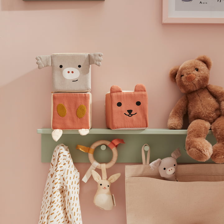 Edvin Cubes en tissu de Kids Concept