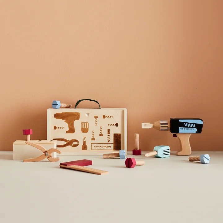 Kid's Hub Coffret à outils avec accessoires de Kids Concept