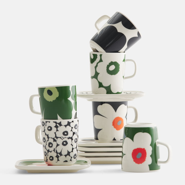 Oiva Unikko Gobelet avec anse 60th Anniversary de Marimekko