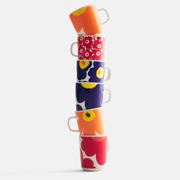 Oiva Unikko Gobelet avec anse 60th Anniversary de Marimekko