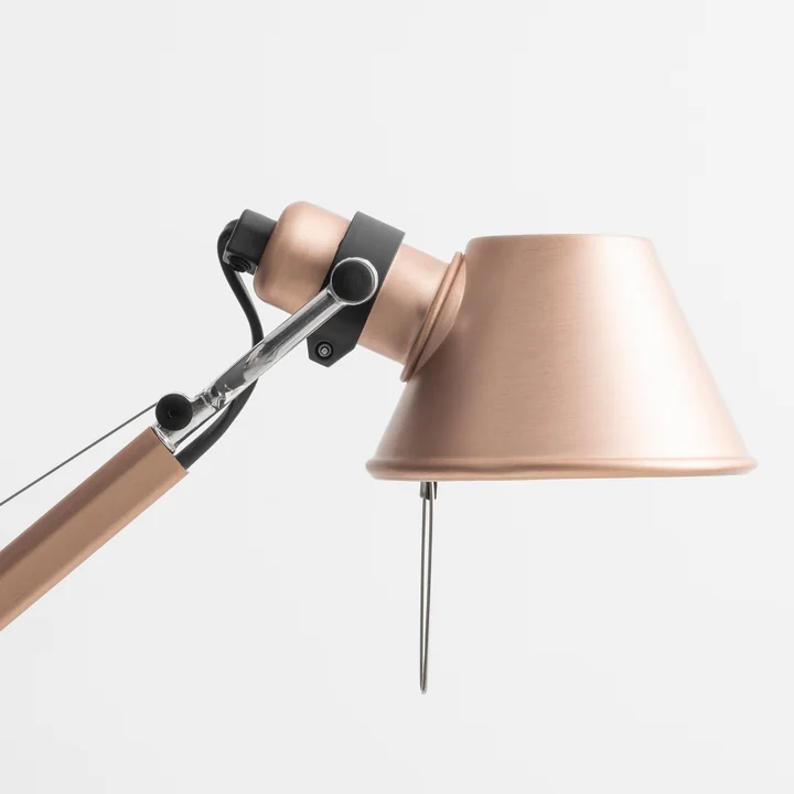 Artemide - Tolomeo Micro Lampe de table, aspect cuivre (édition de Noël 2023)