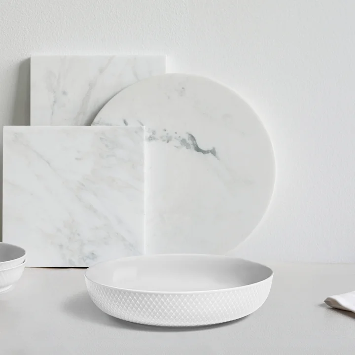 Rhombe Bol de Lyngby Porcelæn