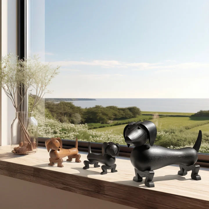 Chien en bois de Kay Bojesen