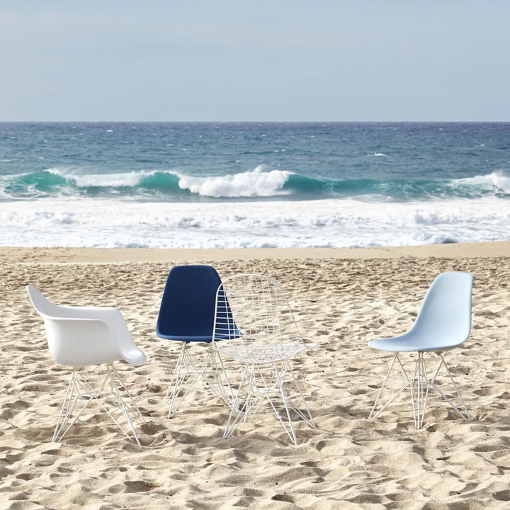 Vitra - Eames Plastic DAR - DSR / Chaise filaire DKR