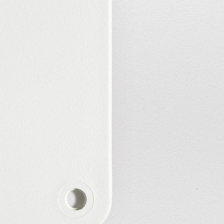 Eames Plastic RE Échantillons de matériaux de Vitra dans les couleurs blanc et blanc coton