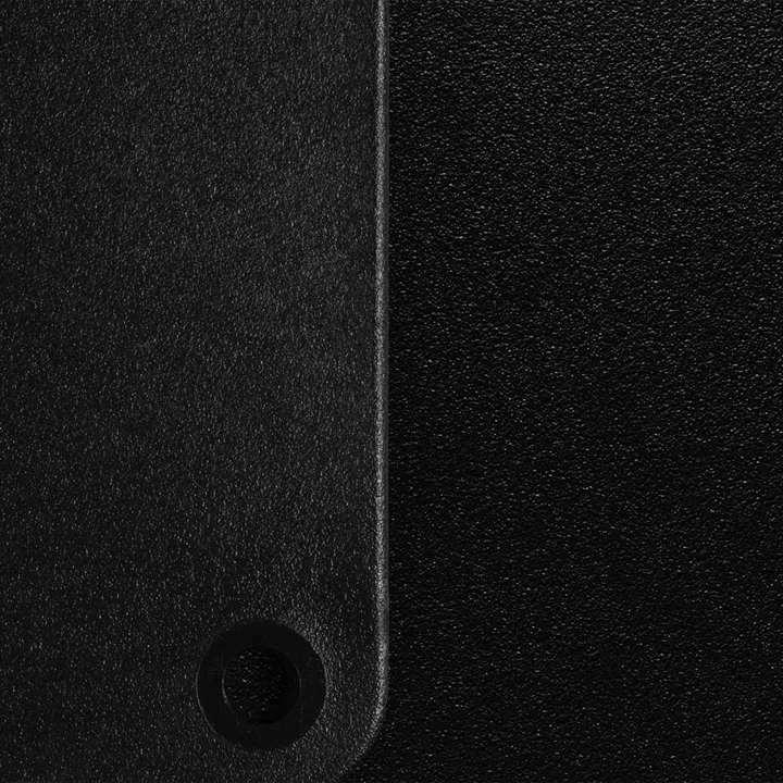 Eames Plastic RE échantillon de matériau de Vitra dans la couleur noir profond