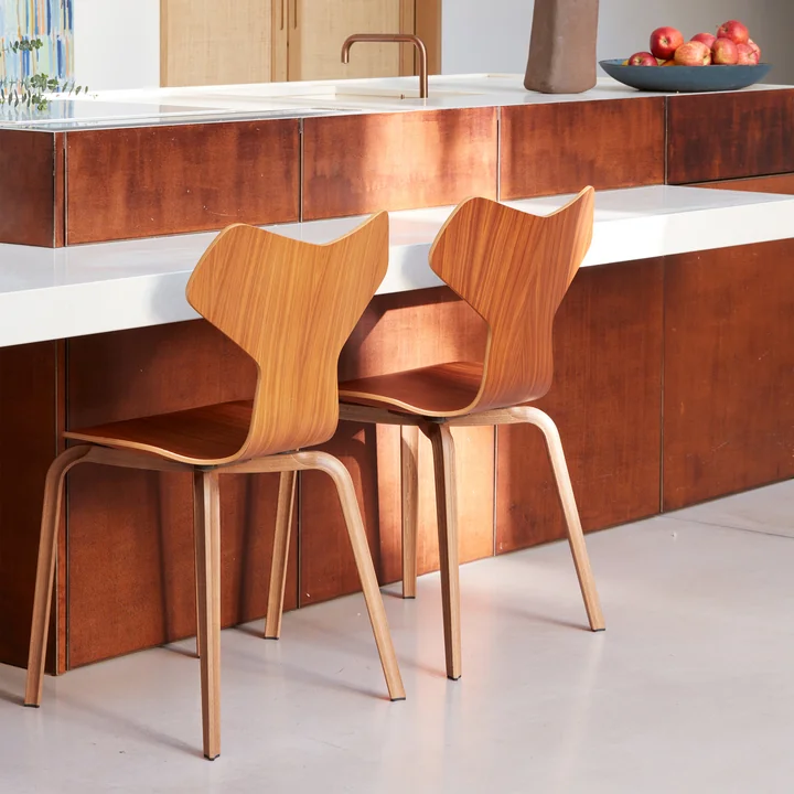 Fritz Hansen - Grand Prix Chaise en bois