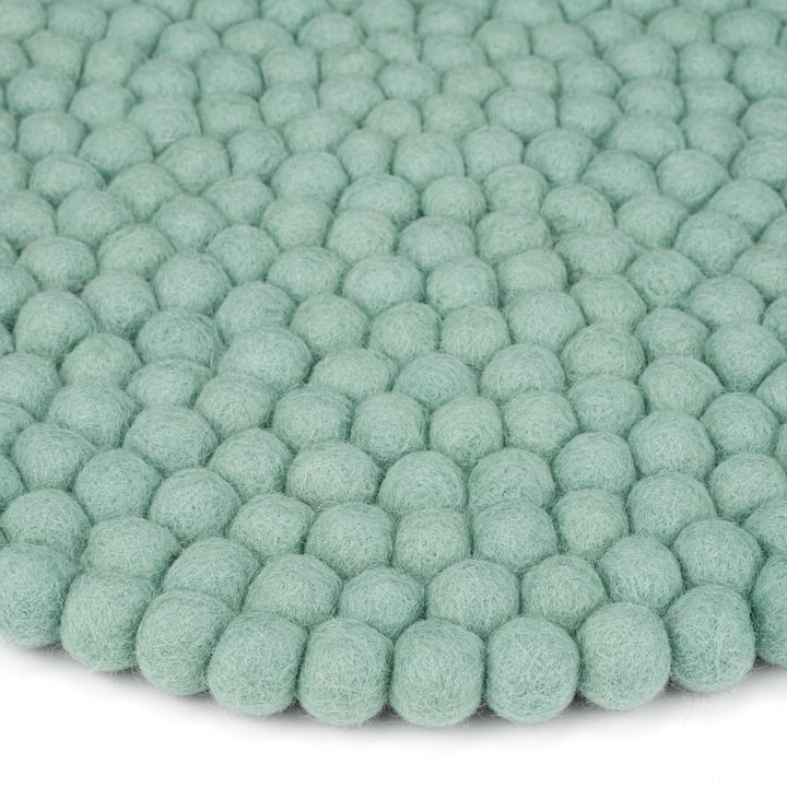 myfelt - Fine coussin d'assise Ø 36 cm, turquoise