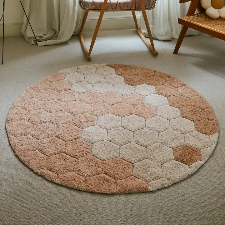 Honeycomb tapis lavable de Lorena Canals