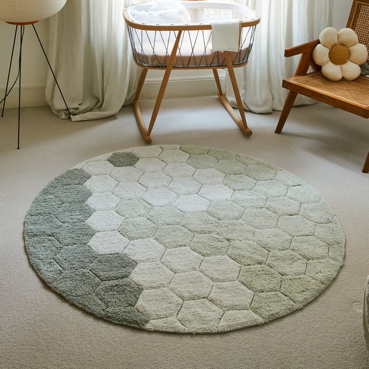 Honeycomb tapis lavable de Lorena Canals