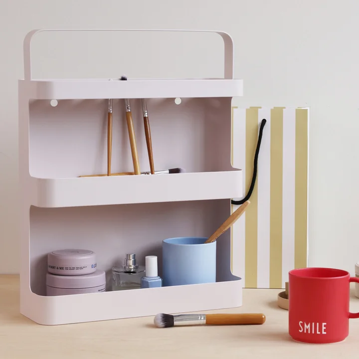 Camping étagère portable, 41,2 x 12 cm, pastel beige de Design Letters