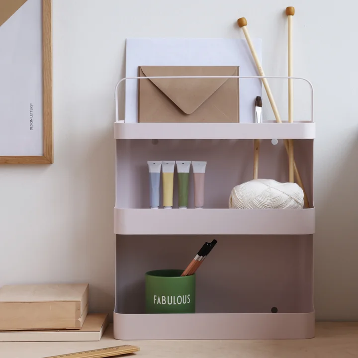 Camping étagère portable, 41,2 x 12 cm, pastel beige de Design Letters