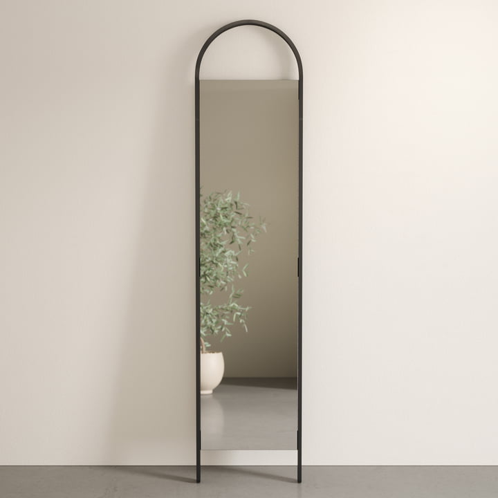 Bellwood Miroir d'appui, 157 x 51 cm, noir de Umbra