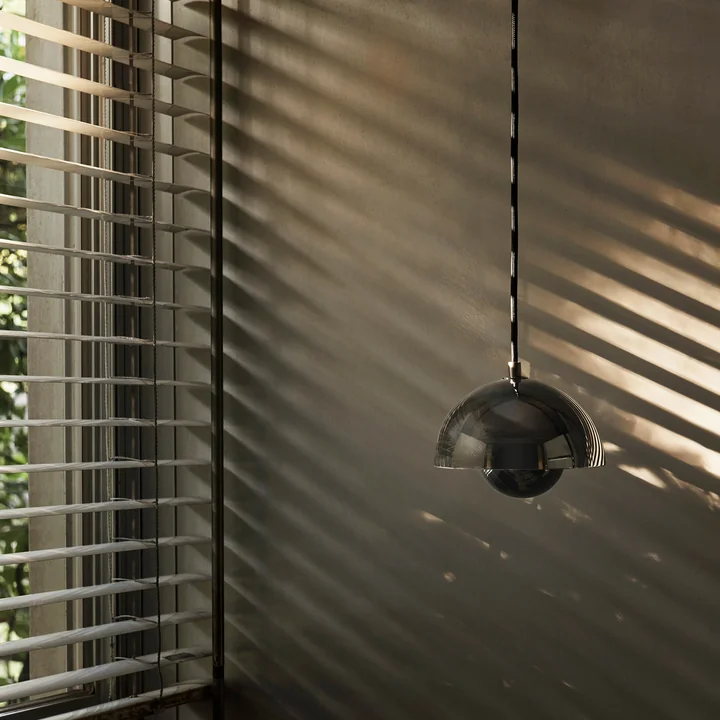 FlowerPot Lampe suspendue VP10, chrome affiné par & Tradition