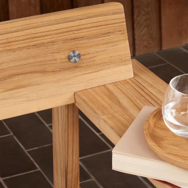 GL101 Timbur Banc de jardin, teck non traité de Carl Hansen